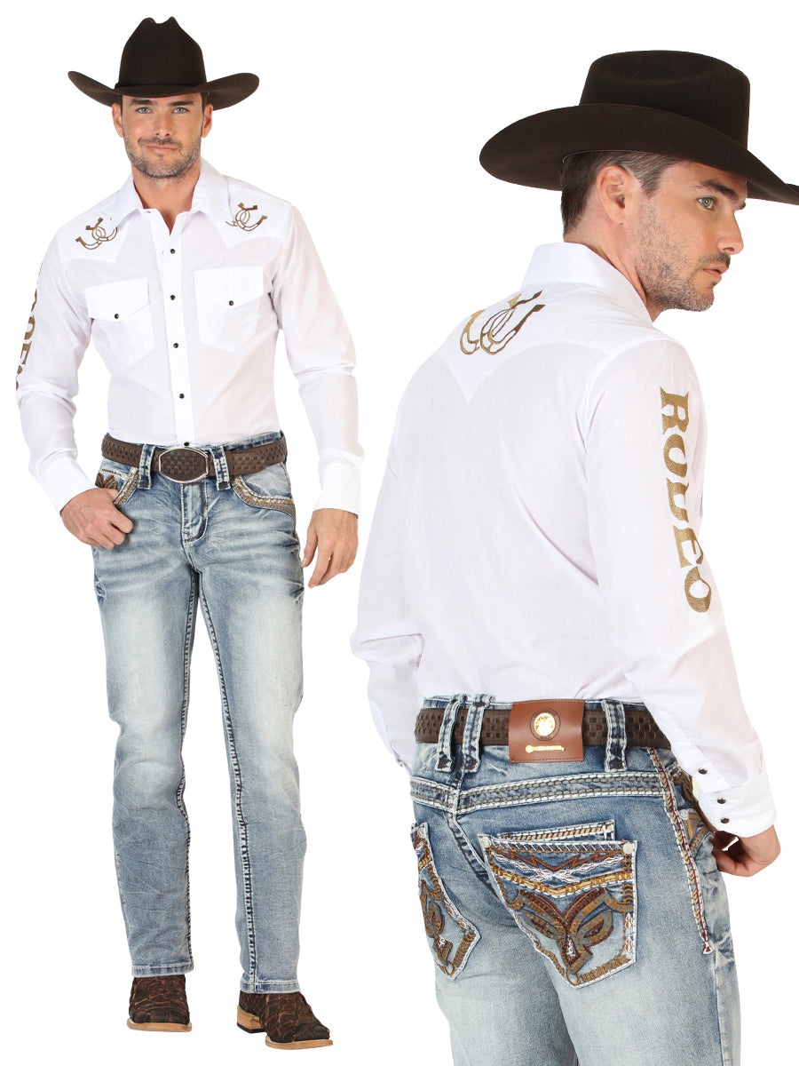 Pantalón de Mezclilla de Hombre Centenario en Mezclilla Color Azul Marino 45530