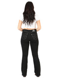 Pantalón de Mezclilla de Mujer Centenario Bootcut en Mezclilla Color Negro 45543