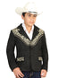 el General Niños' Gamuza Vaquero Bordado Blazer - Negro 45659