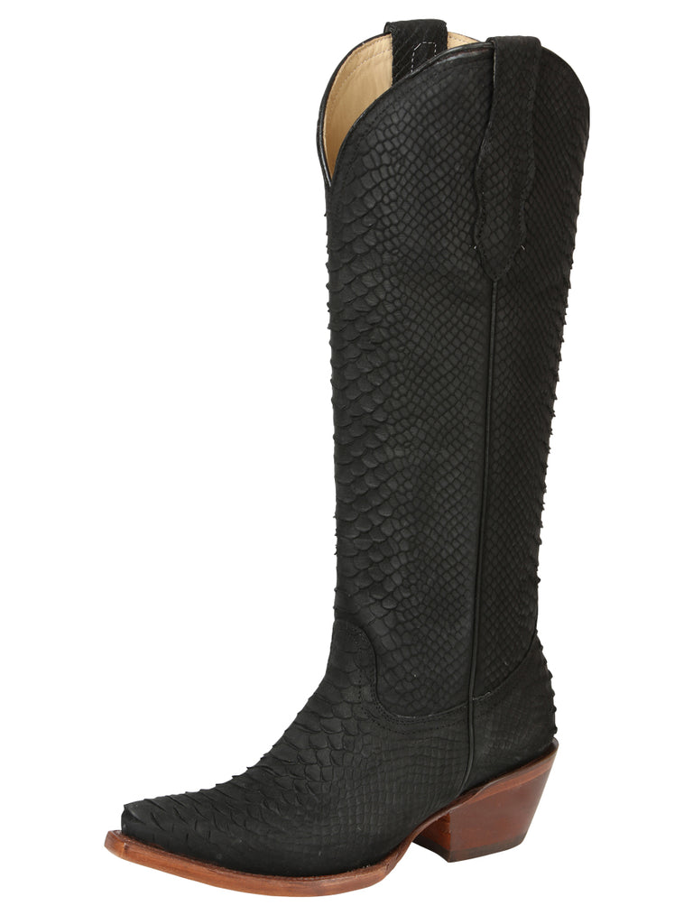 Bota Vaquera de Mujer El General Color Negro 45791