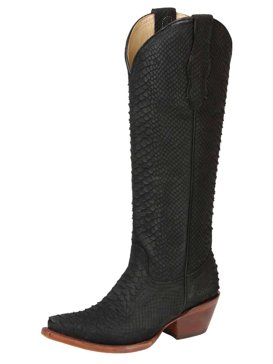 Bota Vaquera de Mujer El General Color Negro 45791