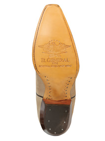 el General Dama Vaquero Gamuza Botas - Tuscani 45793