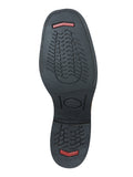 Bota Vaquera Rodeo Hombre El General Piel Olio Nobuck Bovino Miel - Modelo 51111
