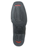 Bota Vaquera Rodeo Hombre El General Piel Crazy Bovino Chocolate - Modelo 51114