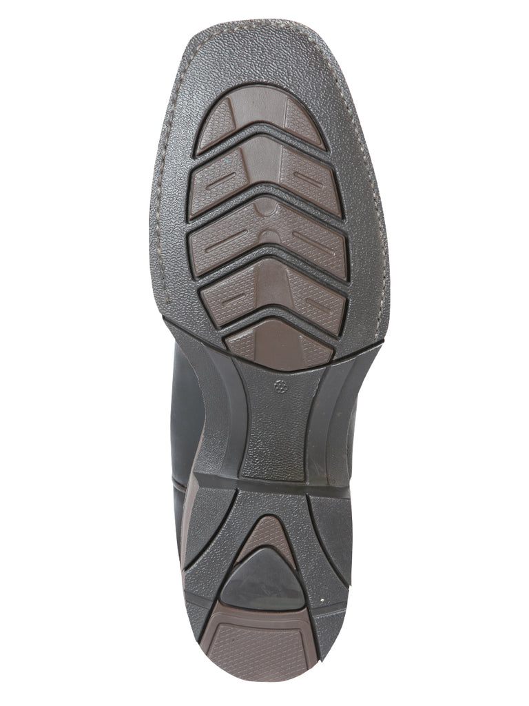 Bota Vaquera de Hombre El General Rodeo en Piel Crazy Color Chocolate 51118