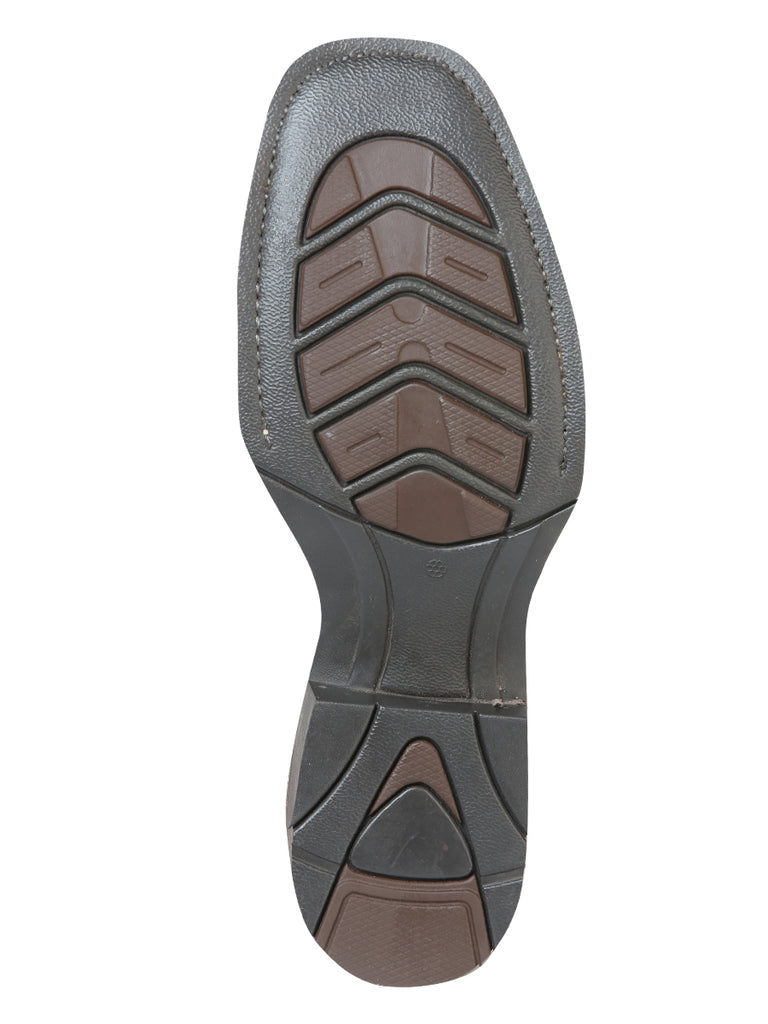Bota Vaquera de Hombre El General Rodeo en Piel Crazy Color Chocolate 51118