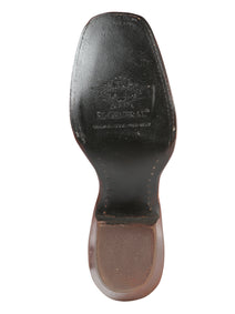 el General Dama Rodeo Botas - Nobuk Piel - Café 51227