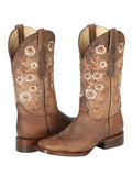 Bota Vaquera Rodeo Mujer El General Piel Alazán Orix - Modelo 51231