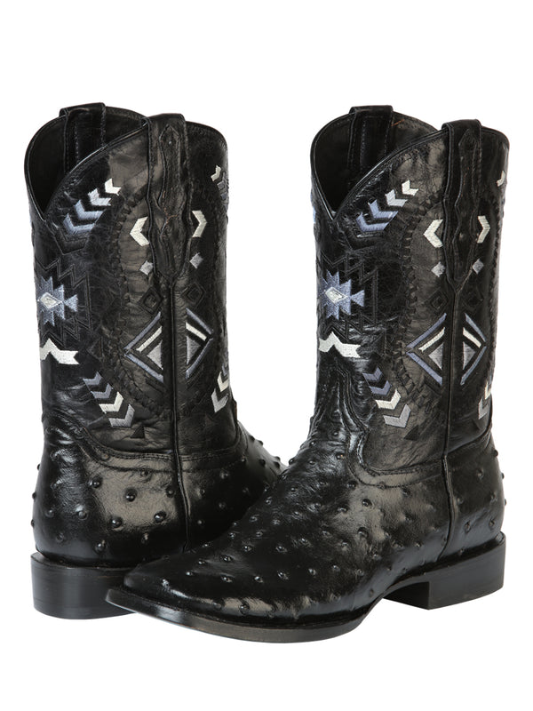 Bota Vaquera de Hombre El General Rodeo en Piel Color Negro 51240