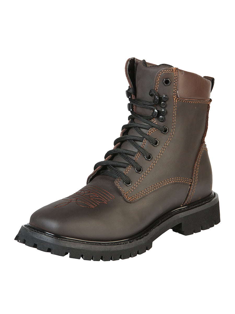 Botín Vaquero de Hombre El General Zpt-ml-1-5 Trabajo en Piel Crazy Color Tan 51271