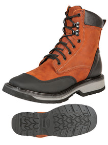 Bota Trabajo S/ Casco Agujetas El General Zpt-pkv-1 Keblar Negro/naranja 51272