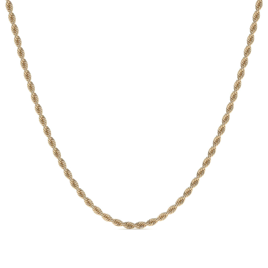 Cadena Torsal De Oro Italiano 10k, Calibre 2.1mm
