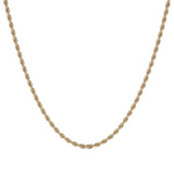 Cadena De Oro Hombre Italiano Torsal 10k Calibre 2.4mm