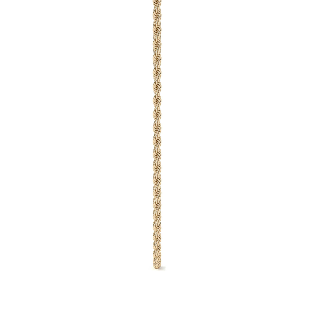 Cadena De Oro Hombre Italiano Torsal 10k Calibre 2.4mm