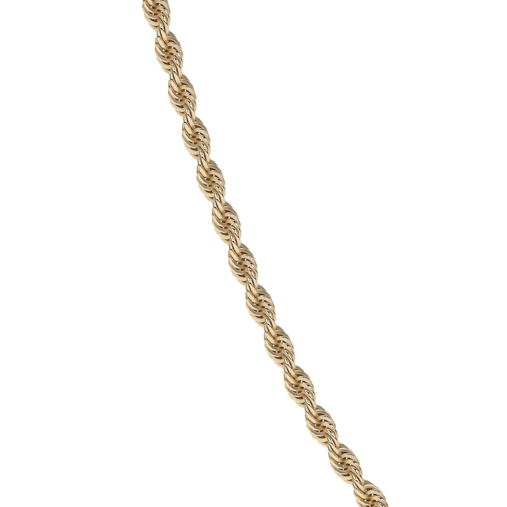 Cadena De Oro Italiano 14k Torsal Calibre Hombre 2.1mm