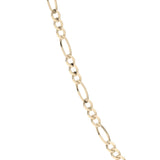 Cadena de Oro 10K Figaro 3x1 Unisex| Collar Italiano 3.5mm Imperial Jewelry | Joyería Fina Resistente