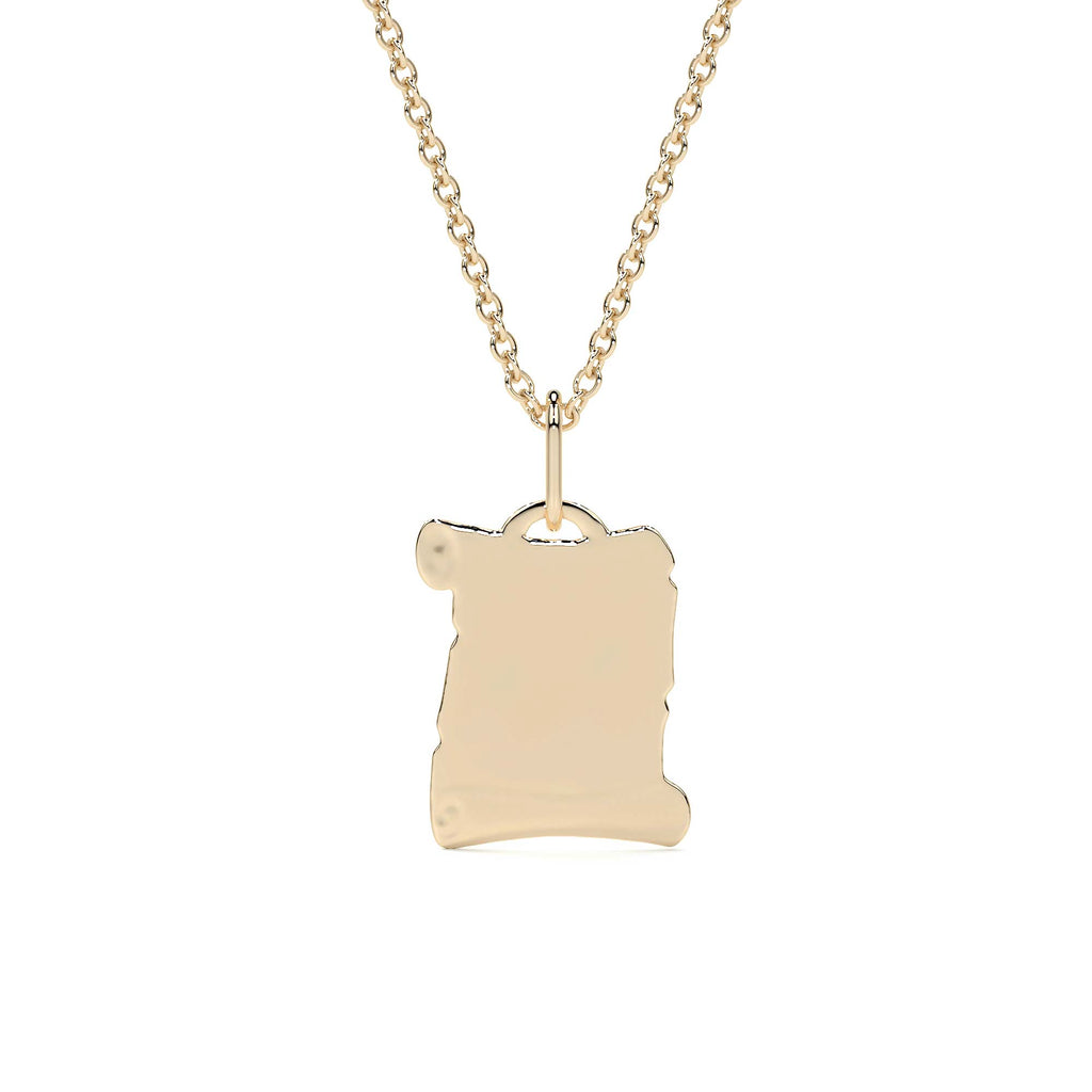 Dije de Oro 14K Medalla Religiosa Sagrado Caliz | Dije Oro Italiano 12mm | Joyería Fina