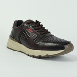 Sneakers Carlo Lizard / Café 3079