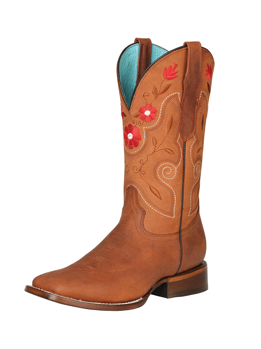 Bota Vaquera Mujer El General Piel Crazy Bovino Shedron - Modelo 125367