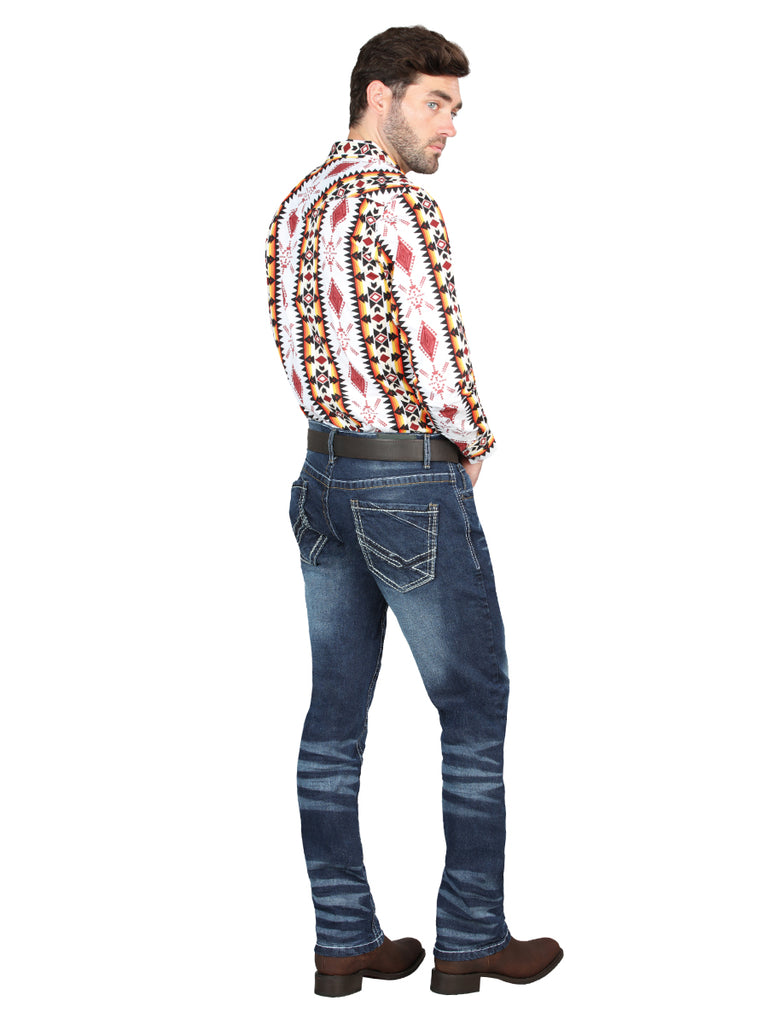 Pantalón de Mezclilla de Hombre El General en Mezclilla Color Azul 126628