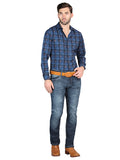 Pantalón de Mezclilla de Hombre El General en Mezclilla Color Azul Marino 126631