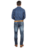Pantalón de Mezclilla de Hombre El General en Mezclilla Color Azul Marino 126631
