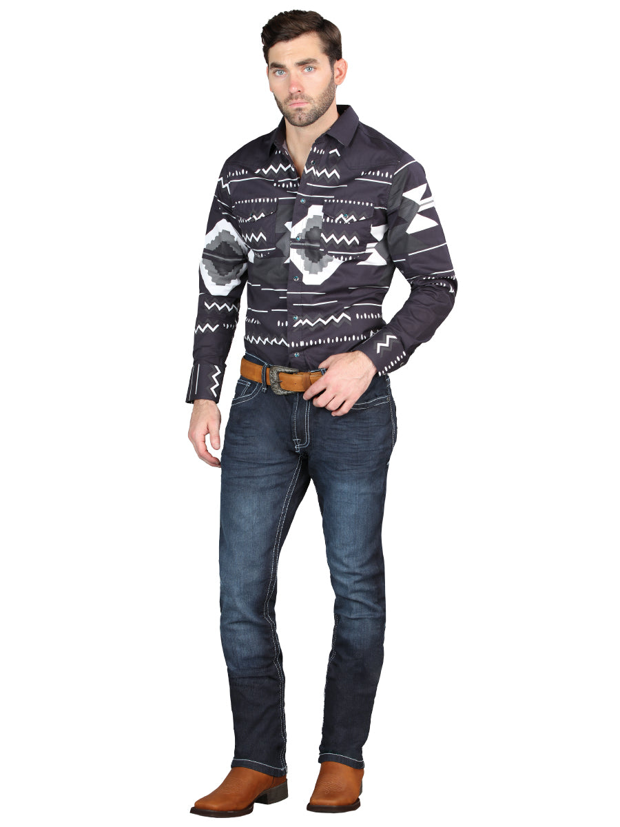 Pantalón de Mezclilla de Hombre El General en Mezclilla Color Azul Marino 126635