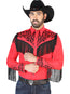 Camisa Vaquera L/ Manga El Señor De Los Cielos No.12 65% Poliéster 35% Algodón Rojo 126699