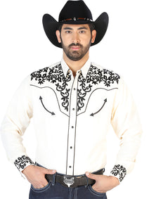 Camisa Vaquera L/ Manga El Señor De Los Cielos No.13 65% Poliéster 35% Algodón Negro 126701
