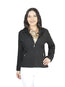 Dama Zipper Chamarra Negro 127081