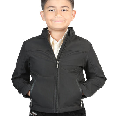 Chamarra de Niño Centenario en 100% Poliéster Color Negro 127085