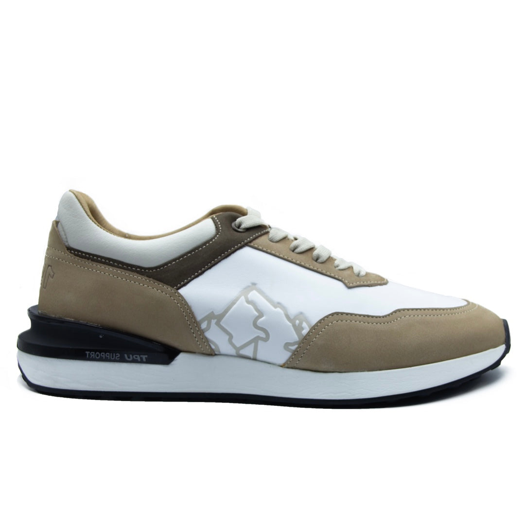 Sneakers Hi-Foam De Piel Tabaco