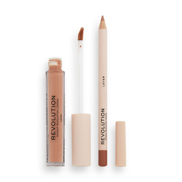 REVOLUTION "LOVER" LIP CONTOUR KIT ULTRA MATTE FINISH