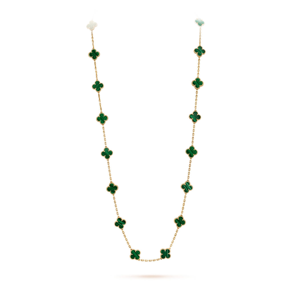 Collar Alhambra 20 motif Malaquita