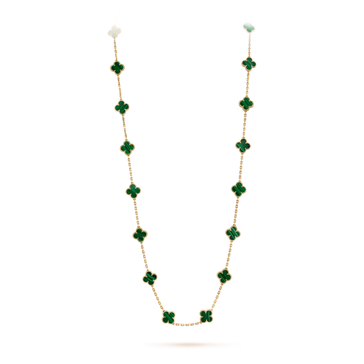 Collar Alhambra 20 motif Malaquita