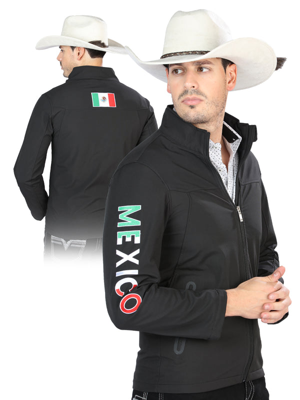 Chamarra de Hombre Centenario en 100% Poliéster Color Negro 170074