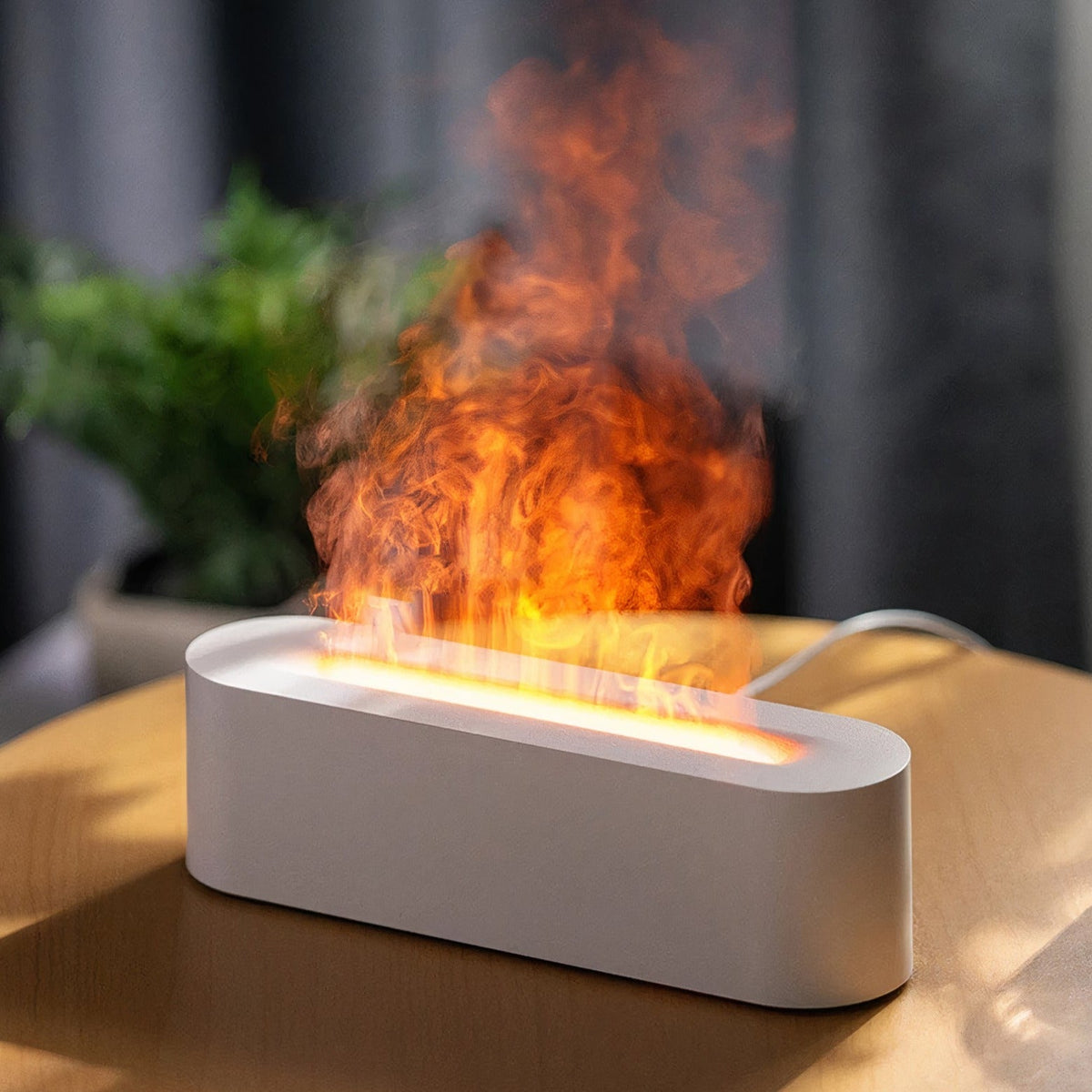 Difusor Efecto Llama de Fuego LED Encendido