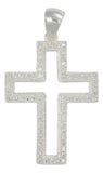 Dije Turco De Plata 925 De Cruz Con Zirconia