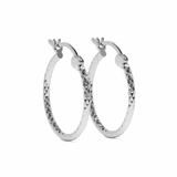 Arete Arracada De Plata 925 Diamantada Panal Para Mujer