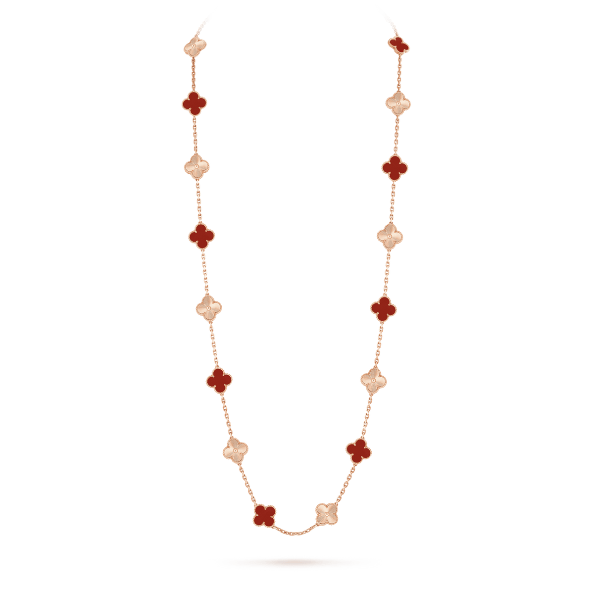 Collar Alhambra 10/20 Motif Red