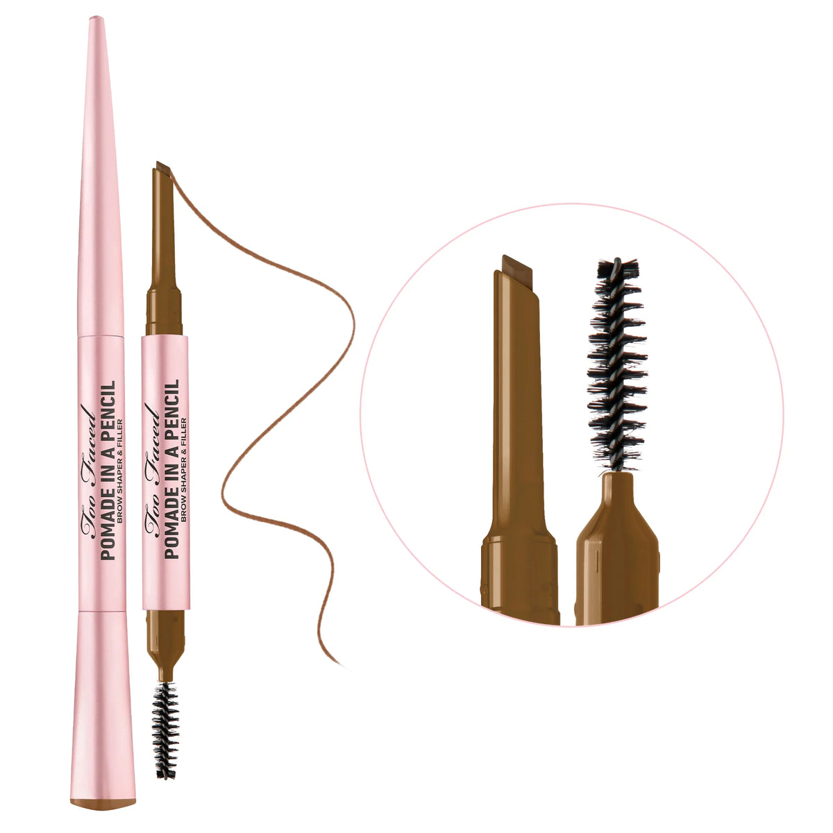 TOO FACED POMADE IN A PENCIL BROW SHAPER & FILLER 
