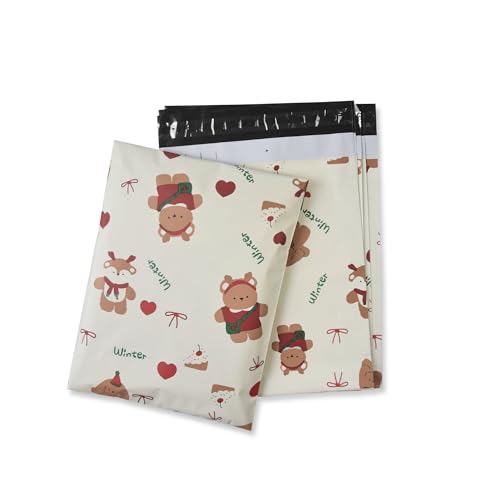 100 Bolsas de Envio Animada 25 * 33 4 cm, Sobre de Plástico de Calidad Resistente con Tira Autoadhesiva, Perfecto para Envíos y Embalaje, A prueba de Desgarros, Sobre Multiuso