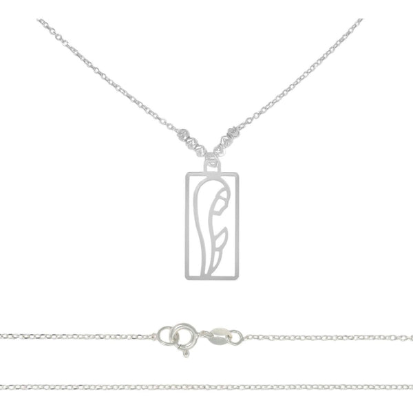 Collar De Madona De Plata 925 Con Bola Diamantada De 45 Cm