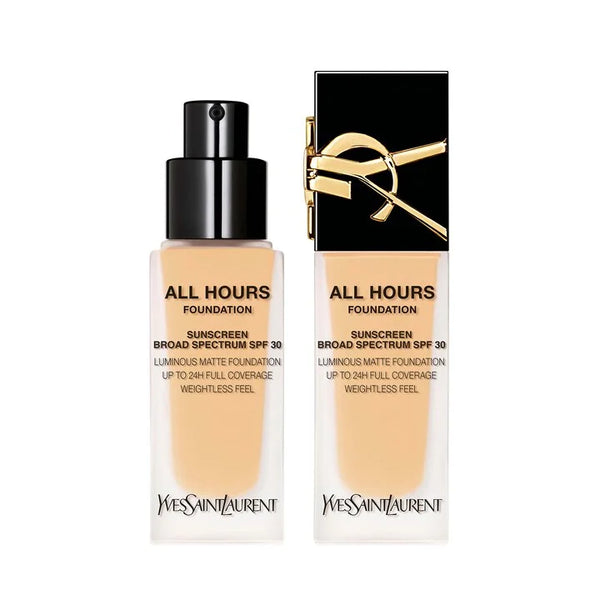 YVES SAINT LAURENT ALL HOURS FOUNDATION SUNSCREEN BROAD SPECTRUM SPF 30 LW1 LIGHT WARM