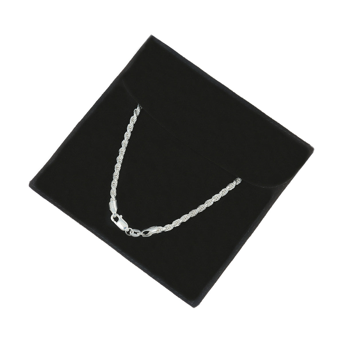 Cadena De Plata 925 Estilo Torsal De Calibre 3.3 Mm