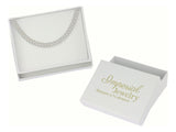 Collar Barbada Con Piedra De Plata Ley 925 De 55 Cm