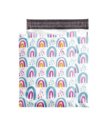 100 Bolsas de Envio Animada 25 * 33 4 cm, Sobre de Plástico de Calidad Resistente con Tira Autoadhesiva, Perfecto para Envíos y Embalaje, A prueba de Desgarros, Sobre Multiuso