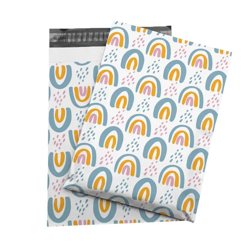 100 Bolsas de Envio Animada 25 * 33 4 cm, Sobre de Plástico de Calidad Resistente con Tira Autoadhesiva, Perfecto para Envíos y Embalaje, A prueba de Desgarros, Sobre Multiuso