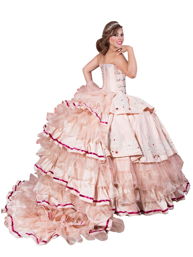 Vestido de Mujer El General CH-02 en 100% Poliéster Color Plata 600016