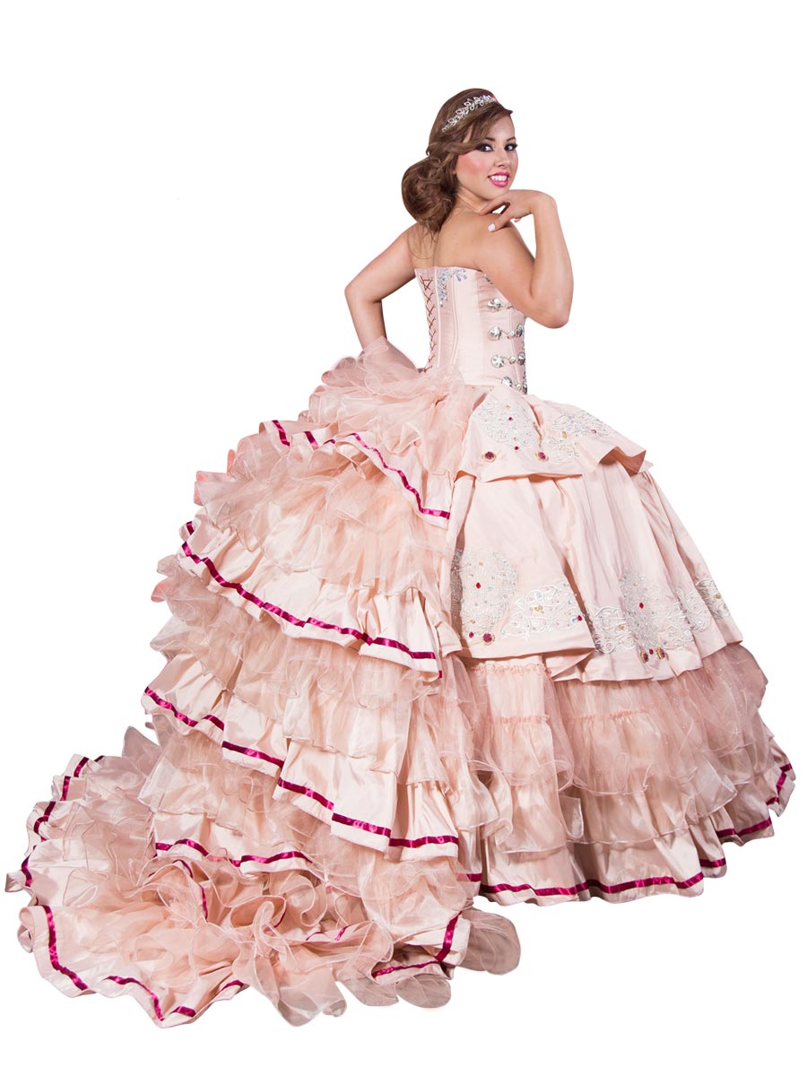 Vestido de Mujer El General CH-02 en 100% Poliéster Color Plata 600016
